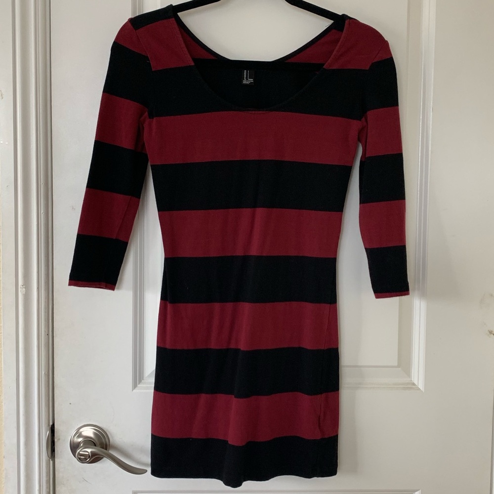 Forever21 Red and Black Bodycon Dress